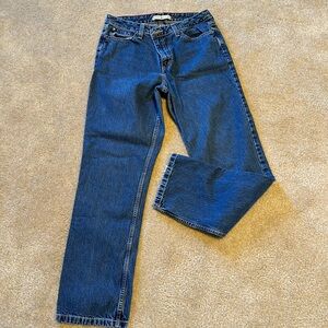 Vintage 2004 Tommy Hilfiger Straight Leg Med Blue Denim Y2K Sz 6
